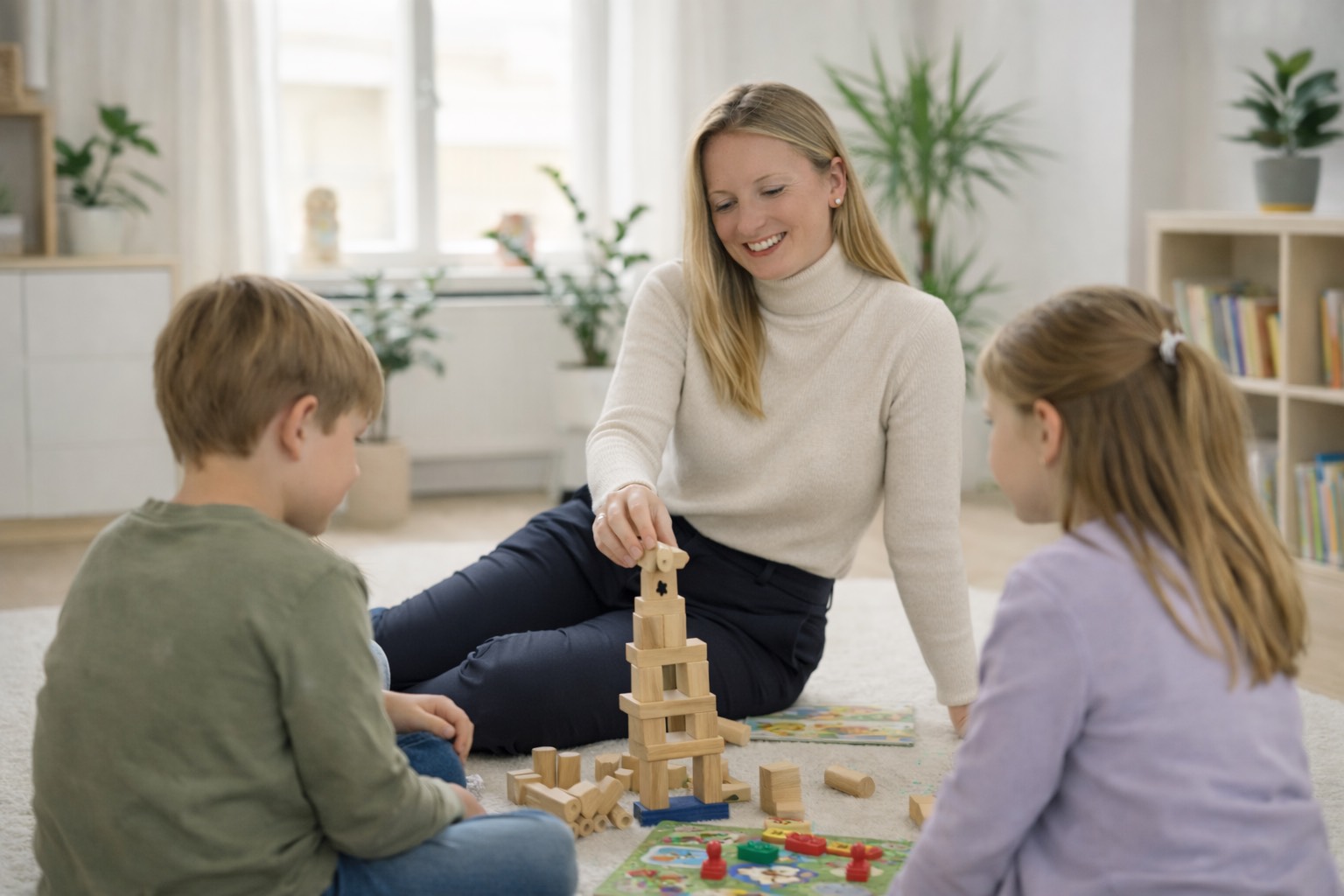 Kind in der Therapie – spielerisches Arbeiten mit der Therapeutin